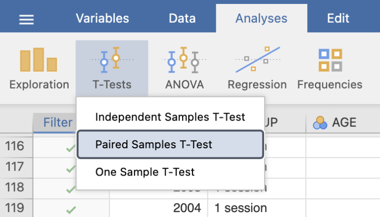 Running and Interpreting a Paired Samples t test in Jamovi – Exploring ...