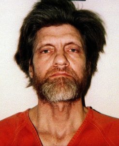 A white man with a graying beard and dark hair; Ted Kaczynski, the Unabomber.